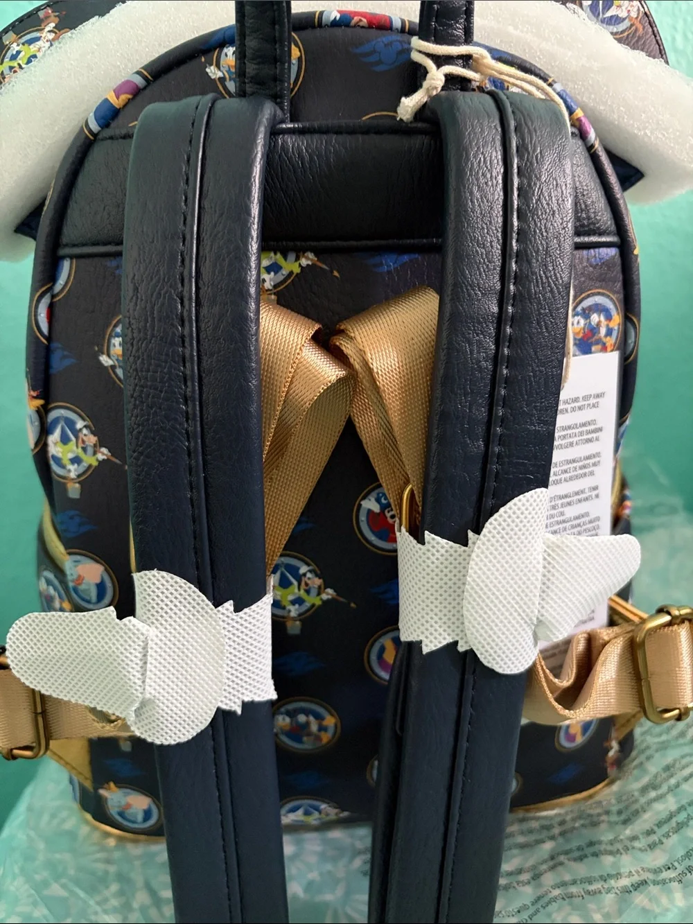 Loungefly Disney Cruise Line Exclusive DCL Dumbo Fantasy Backpack Blue Gold BNWT